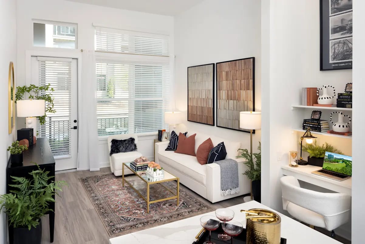 Brand-new apartment interior at Camden South Charlotte