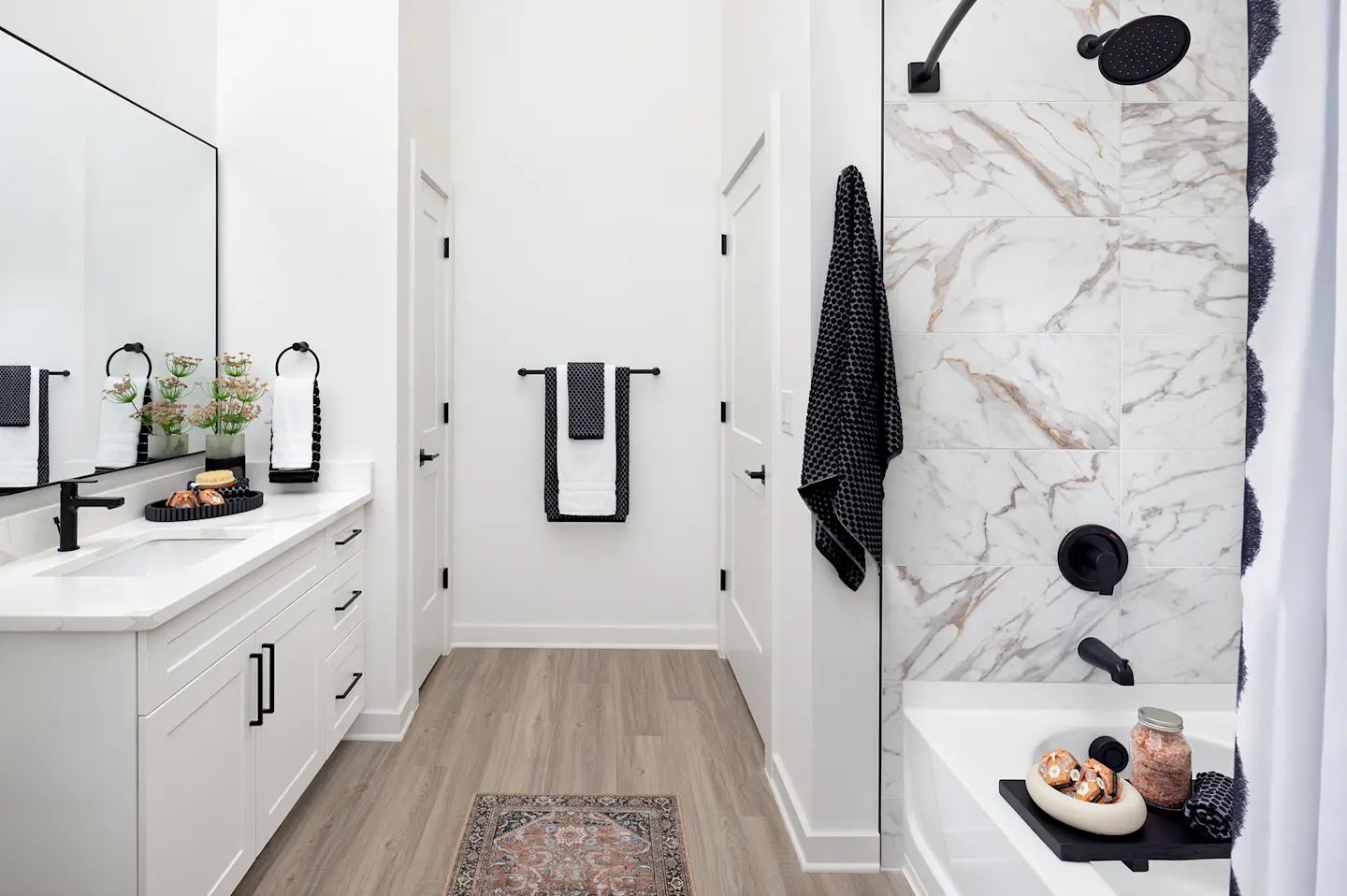Spa-inspired bathrooms